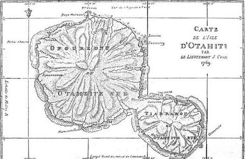 Captain Cook's chart of Otaheite